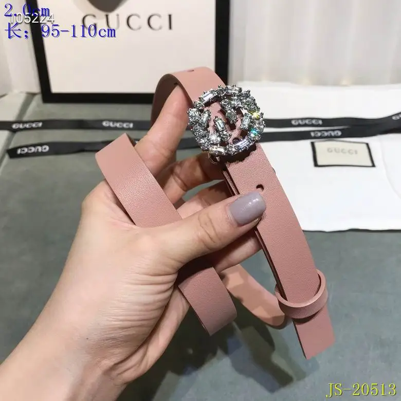 Gucci belt 20mm 95-110cm 8L03